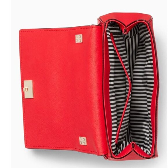 💕KATE SPADE💕 Cameron Street Byrdie Crossbody Bag ~ Rooster Red NWOT - Picture 4 of 16